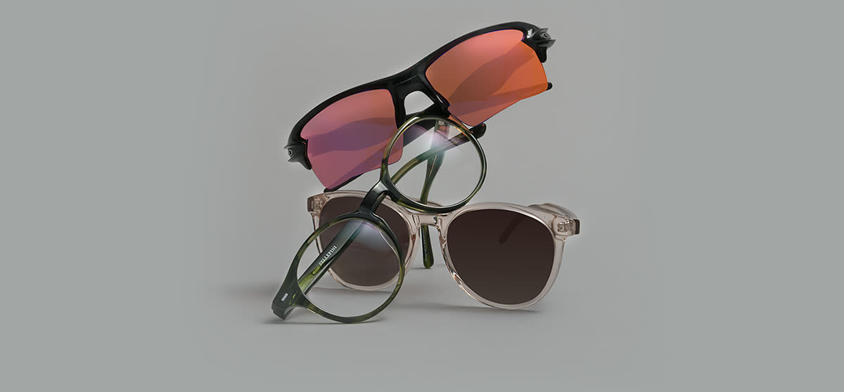 Stacked eyewear still from Synsam campaign