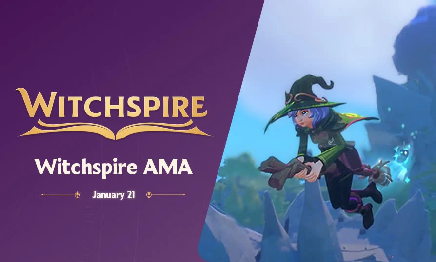 Witchspire AMA campaign graphic