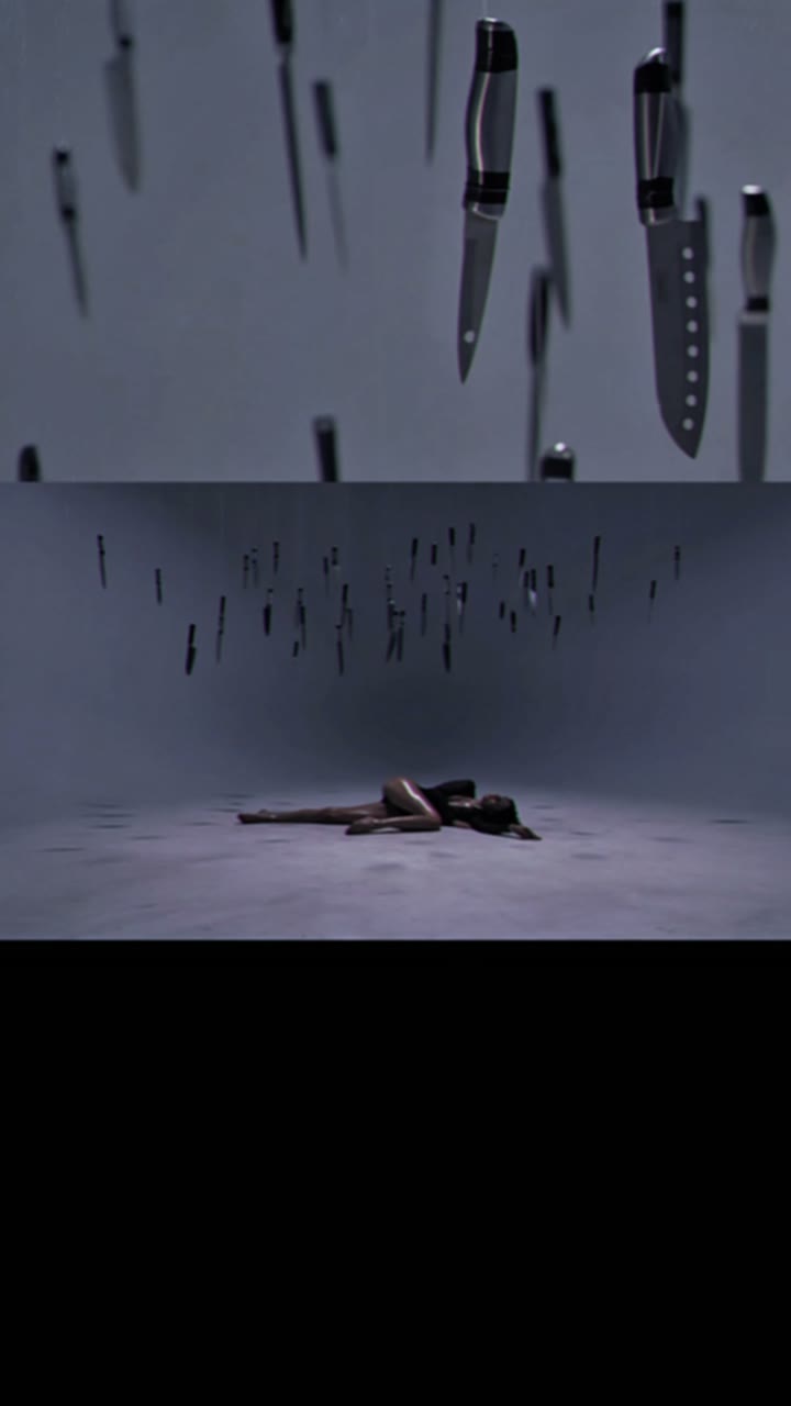 Still from the You knives vertical cut