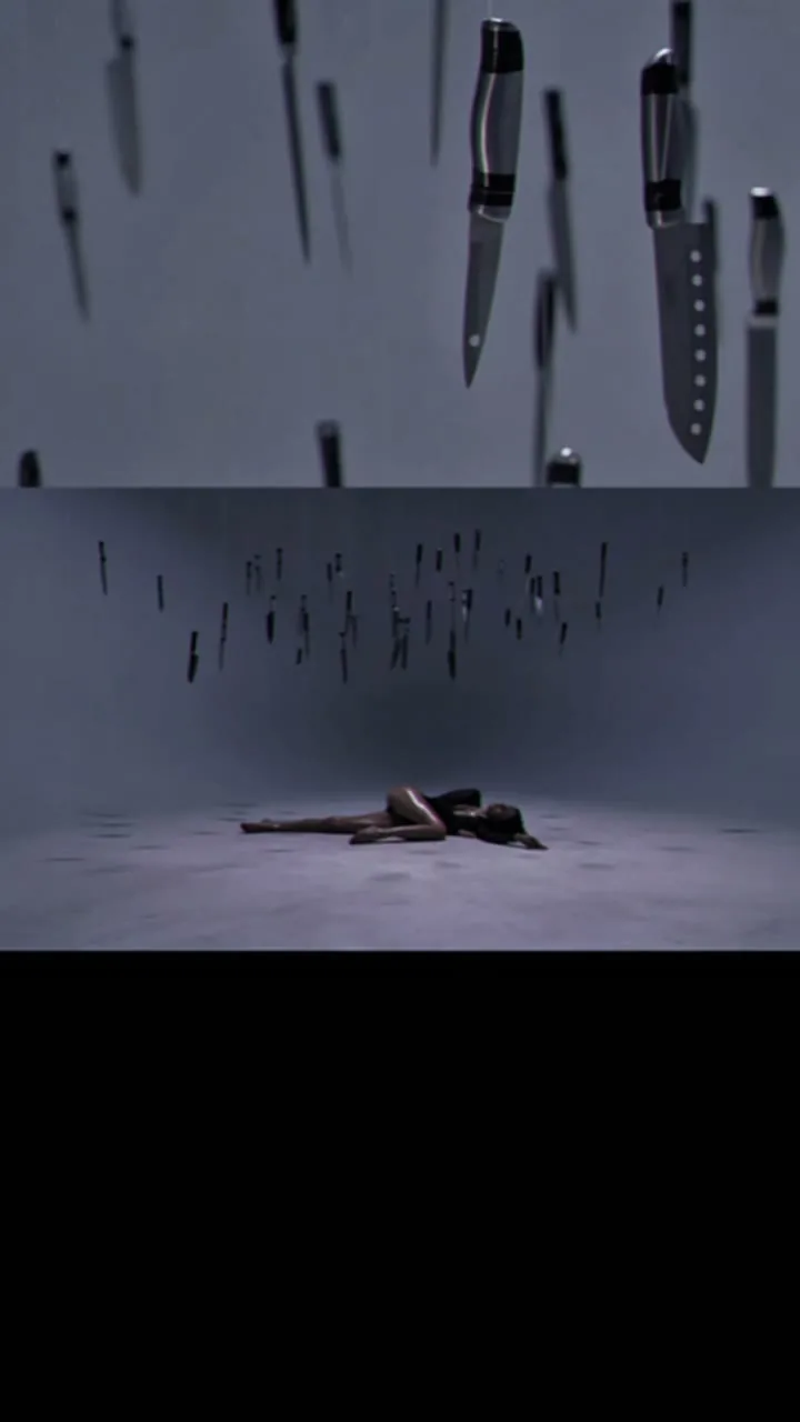 Still from the You knives vertical cut