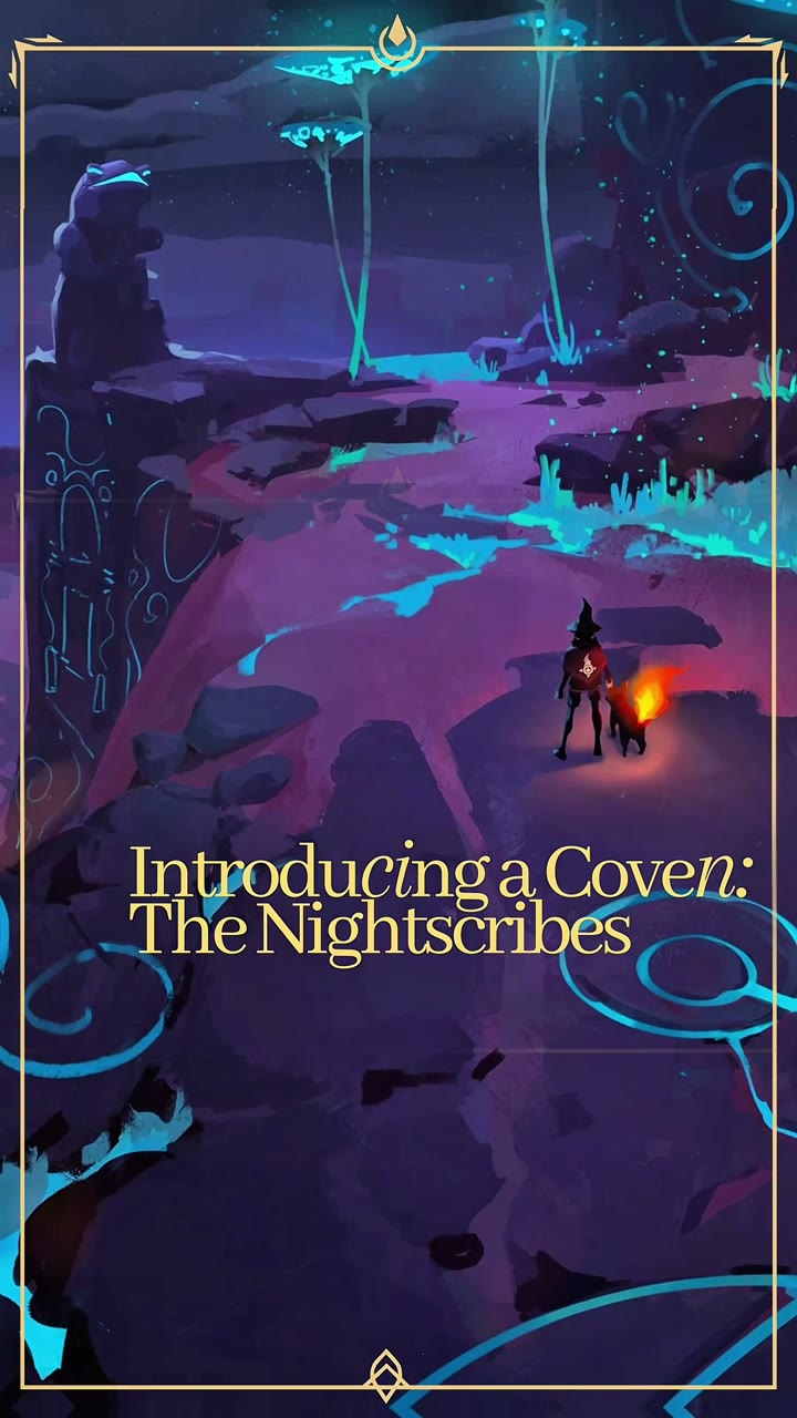 Still from Witchspire coven reveal
