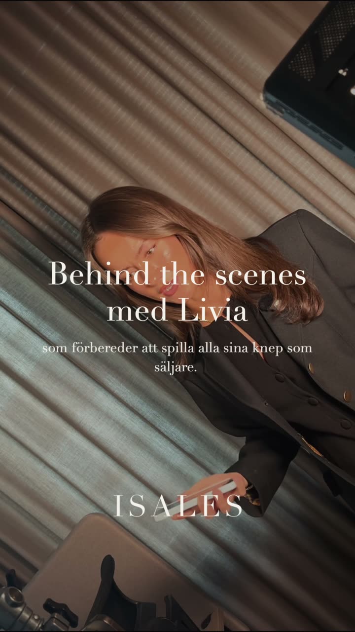 Still from the iSales campaign &ldquo;Behind the scenes&rdquo;