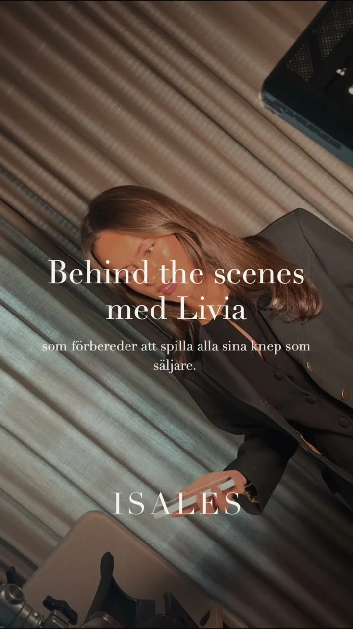 Still from the iSales campaign &ldquo;Behind the scenes&rdquo;