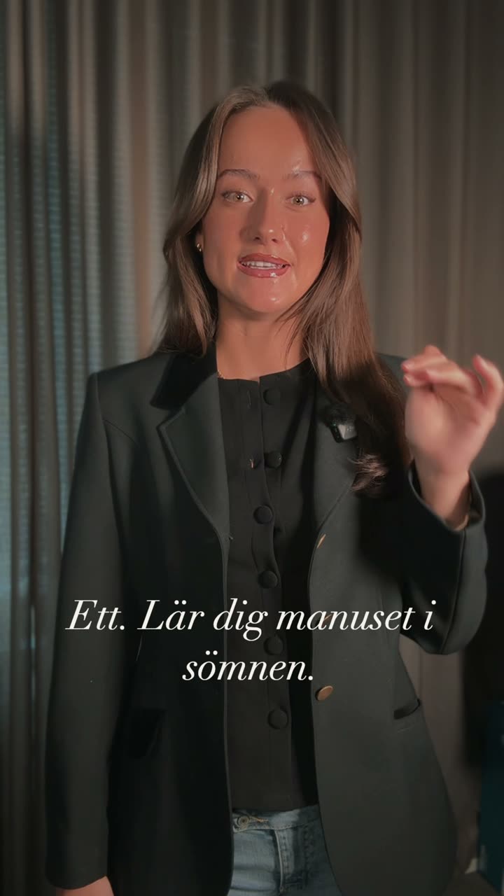 Still from the iSales campaign &ldquo;L&auml;r dig manuset i s&ouml;mnen&rdquo;