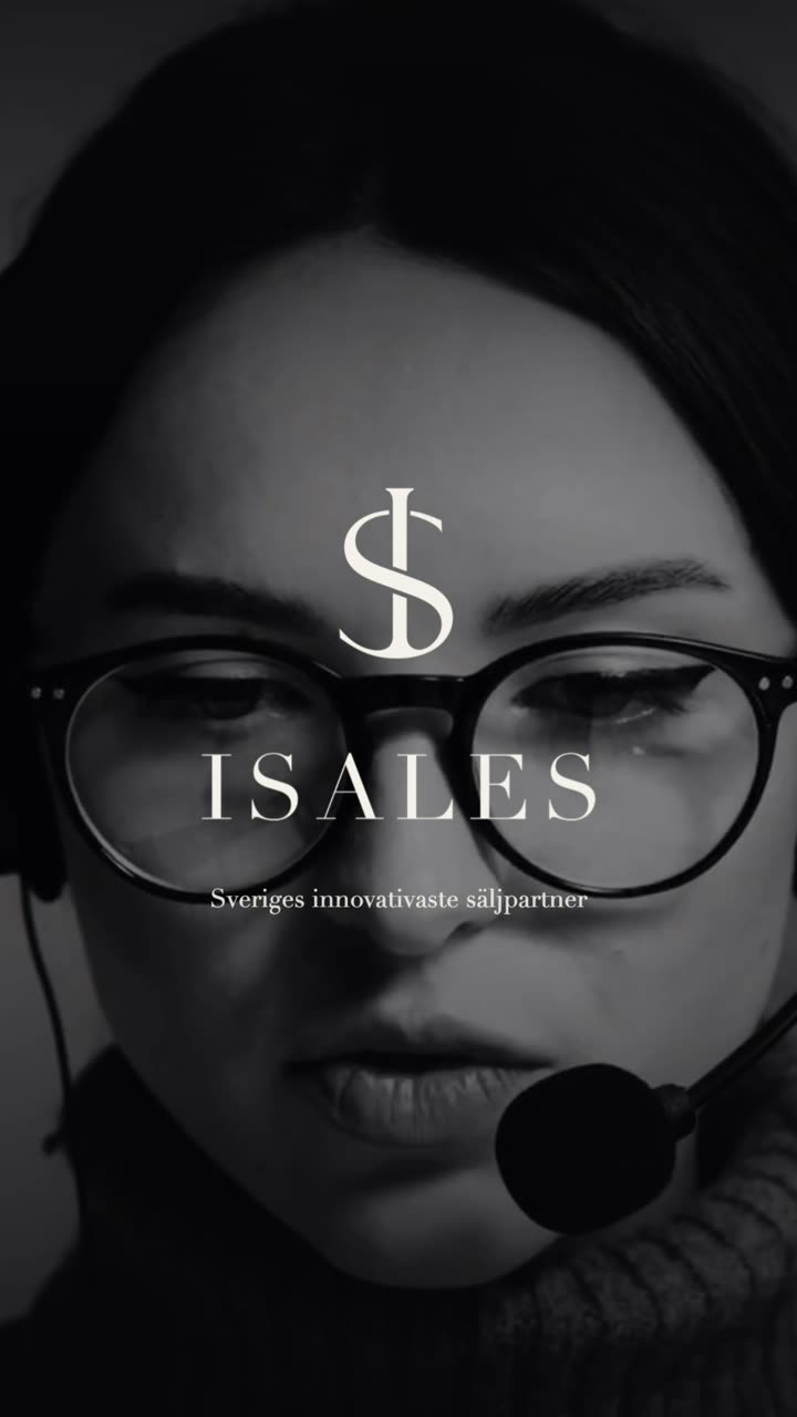 Still from the iSales campaign &ldquo;Sveriges innovativaste s&auml;ljpartner&rdquo;